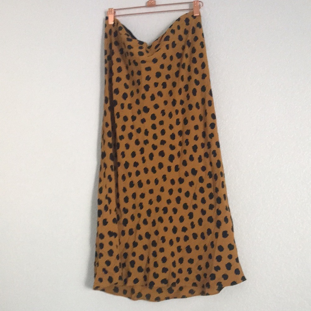 Madwell Painted Spots MIidi Slip Skirt